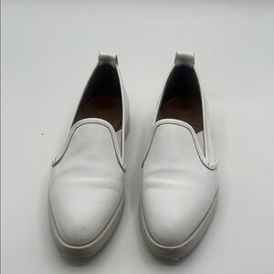 EVERLANE WHITE LEATHER STREET SNEAKER LOAFER - 7.5